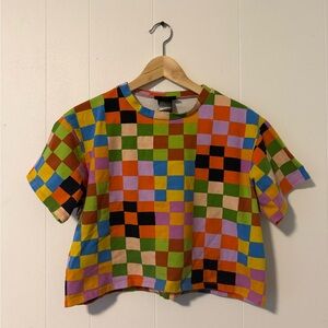Nooworks Multicolor Checkered Top